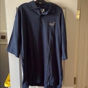 Haley NWT Men’s Cord Polo Palms Golf Club 100% Pima Cotton shirt size XL
